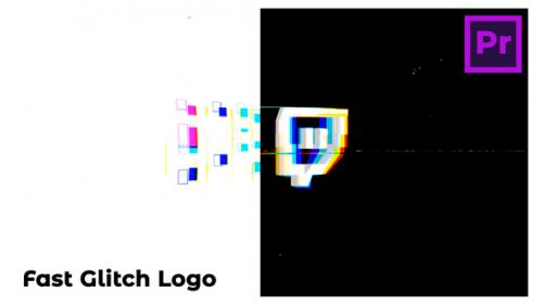 Videohive - Fast Glitch Logo for Premiere Pro - 33490646