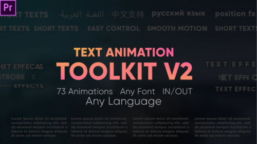 Videohive - Text Animation Toolkit - 33504334