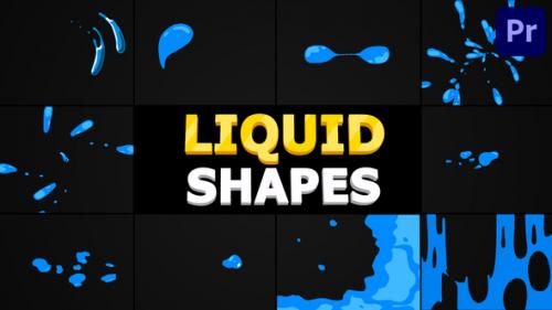 Videohive - Liquid Shapes | Premiere Pro MOGRT - 33517055