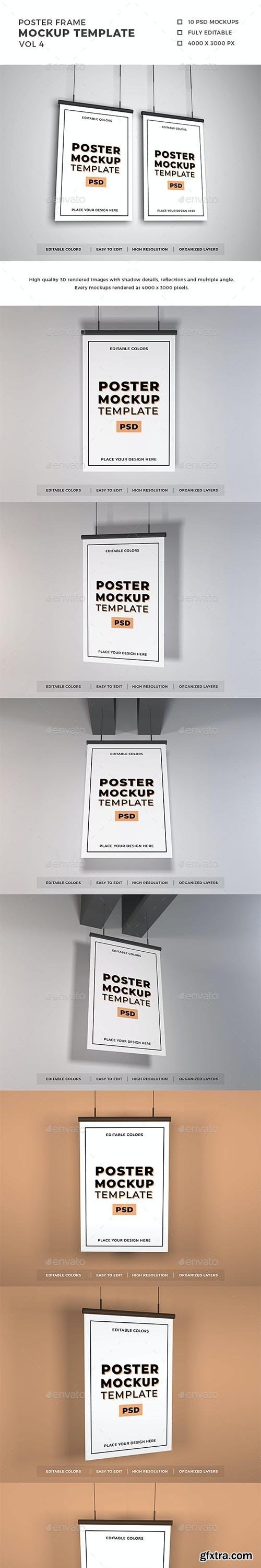 GraphicRiver - Poster Frame Mockup Template Vol 4 29354920