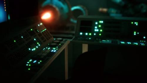 Videohive - Equipment of Empty Central Control Room - 33521508