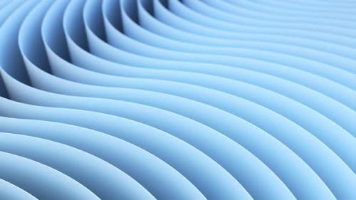 Videohive - 3d animation abstract background with smooth curvature effect - 33546741
