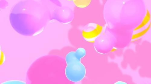 Videohive - Floating Colorful Blobs - 33609643