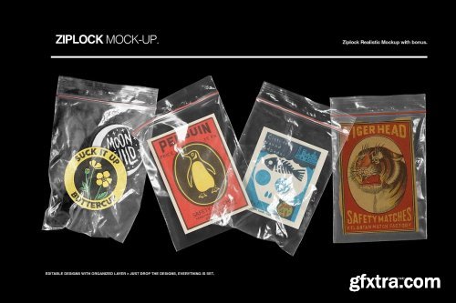 CreativeMarket - Zip Lock Mockups 5376409