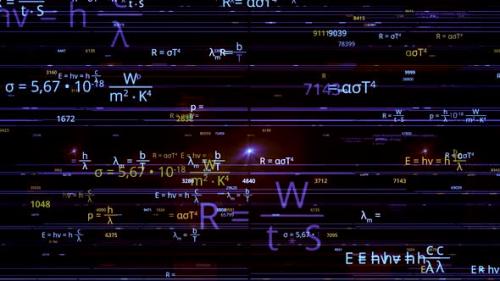Videohive - Flying through different mathematical formulas - 33580297