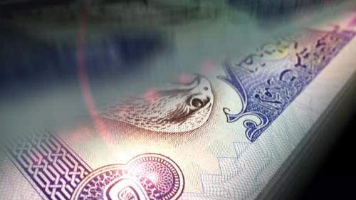 Videohive - Arab Emirates Dirhams money counting seamless loop - 33580470