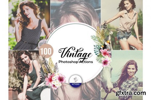 CreativeMarket - 90 Vintage Lifestyle Photoshop Actions 3941902