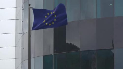 Videohive - European Union Flag Background 2K - 33614187