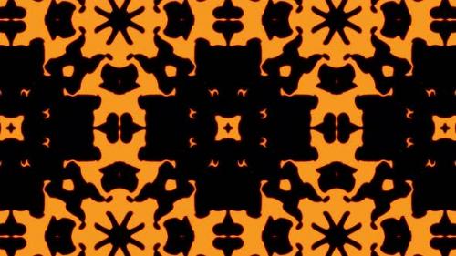 Videohive - Abstract orange geometric seamless pattern background - 33618439