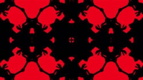 Videohive - Abstract red geometric seamless pattern background - 33618463