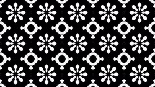 Videohive - Abstract white black geometric seamless pattern background - 33618495