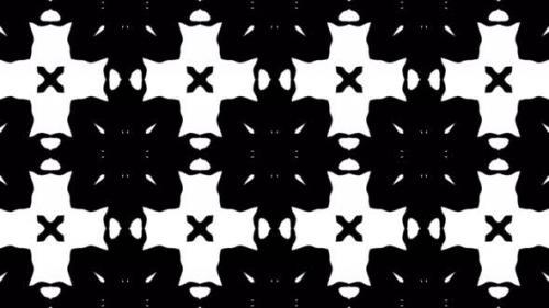Videohive - Abstract white black geometric seamless pattern background - 33618498