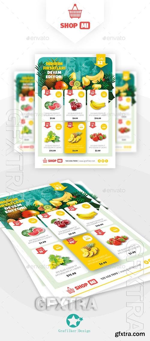 Supermarket Products Flyer Templates 17380982