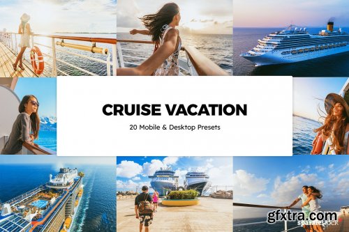 CreativeMarket - 20 Cruise Vacation Lightroom Presets & LUTs 6337152