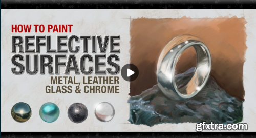 How to Paint Reflective Surfaces - Metal, Leather, Glass and Chrome