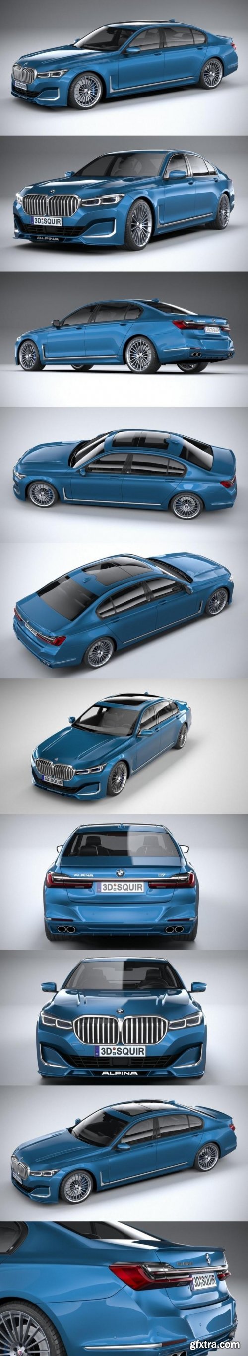 BMW Alpina B7 2020 3D Model