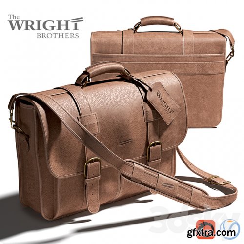 Leather man\'s bag from \
