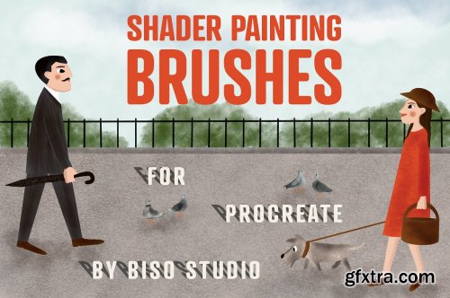 CreativeMarket - Shader Painting Brushes | Procreate 4686274
