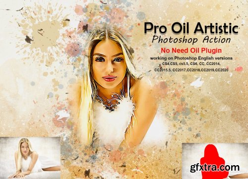 CreativeMarket - Pro Oil Artistic Photoshop Action 5275731