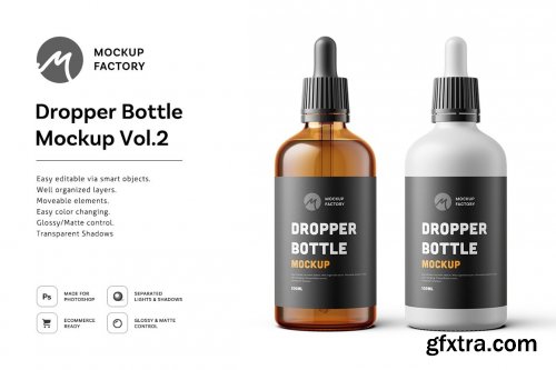 CreativeMarket - Dropper Bottle Mockup Vol.2 4562112