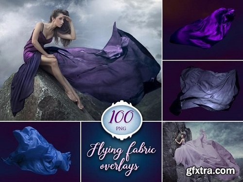 100 Flying Fabric Overlays