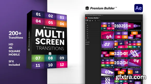 Videohive Multiscreen Transitions 32322399