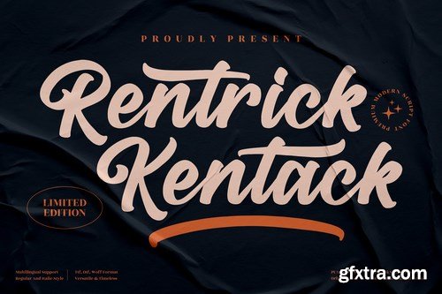 Rentrick Kentack Modern Script