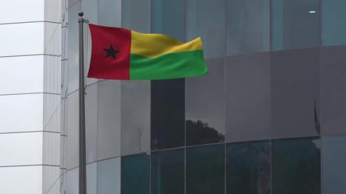 Videohive - Guinea Bissau Flag Background 4K - 33698580