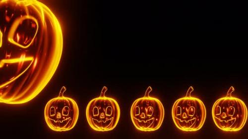 Videohive - The Appearance and Disappearance of Orange Pumpkins - 33706333