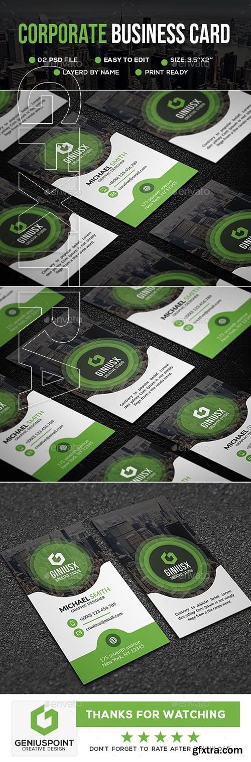 GraphicRiver - Corporate Business Card 23154587