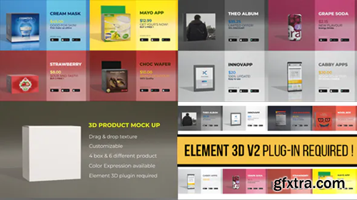 Videohive 3D Product Mockups 21189126
