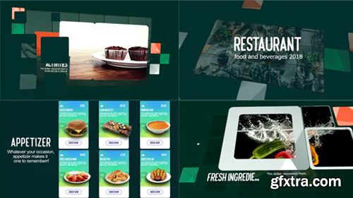 Videohive Restaurant Food & Beverages Menu Display 21465711