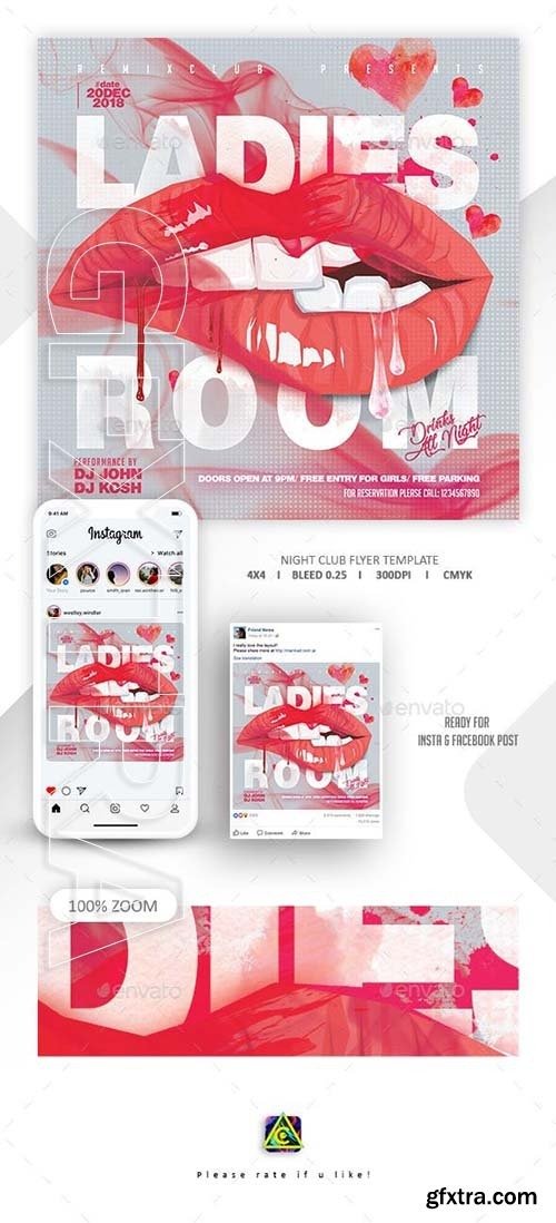 GraphicRiver - Ladies Night Flyer Template 22946935