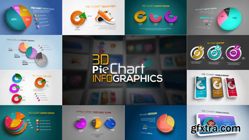 Videohive 3D Pie Chart Infographics 24079113