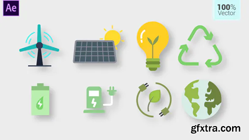 Videohive Ecology Animated Icons 33719636