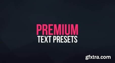 Premium Text Presets 102155