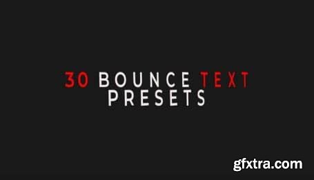 30 Bounce Text Presets 102977