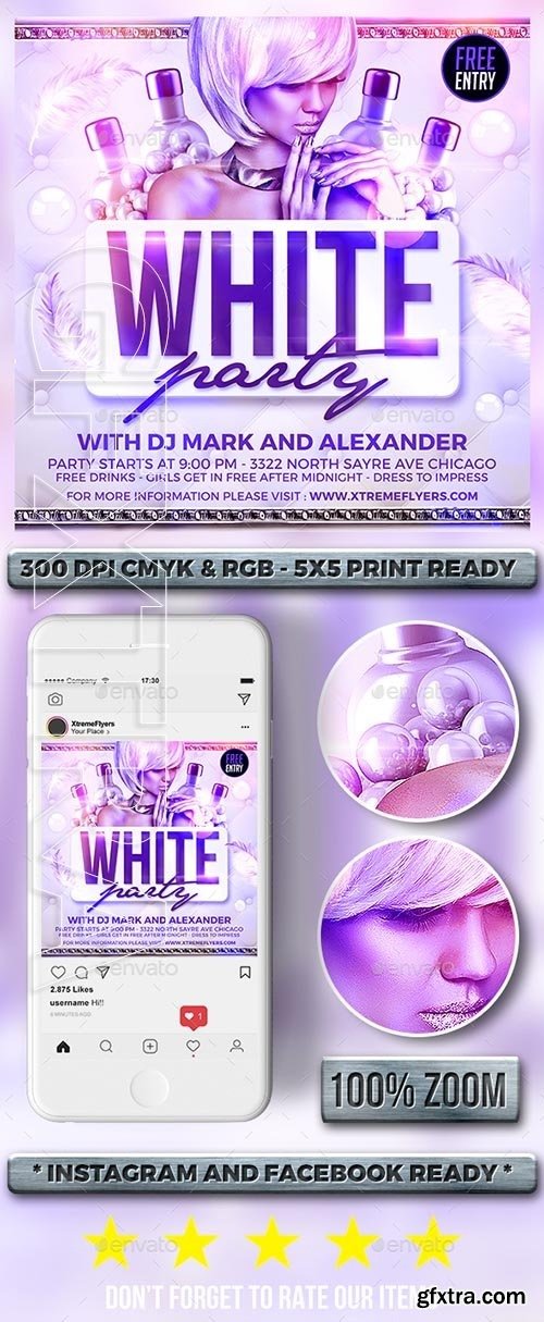 GraphicRiver - White Party Flyer 22685325