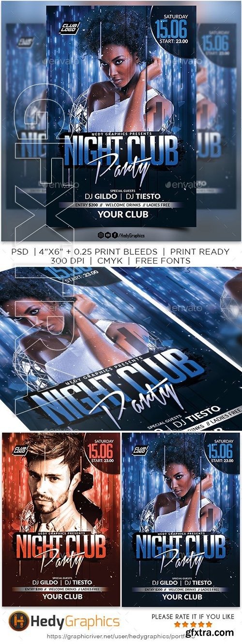 GraphicRiver - Night Club Flyer 22646869
