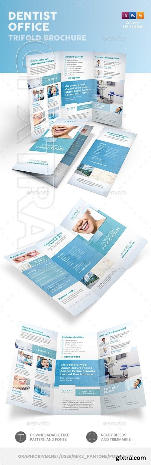 GraphicRiver - Dentist Office Trifold Brochure 6 22590211