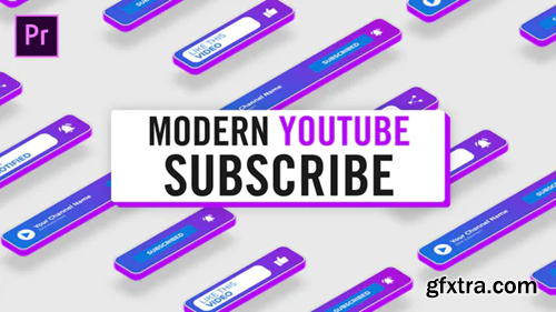 Videohive Modern Youtube Subscribe 33241185