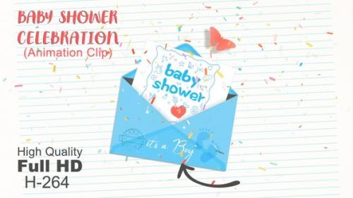 Videohive - Baby Shower Celebration - Baby Boy - 33789412