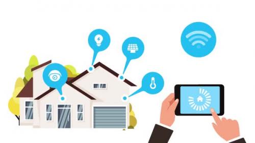 Videohive - Smart Home technology Animation - 33790522