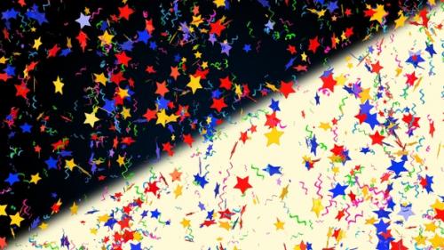 Videohive - Colored Stars Confetti - 33791036