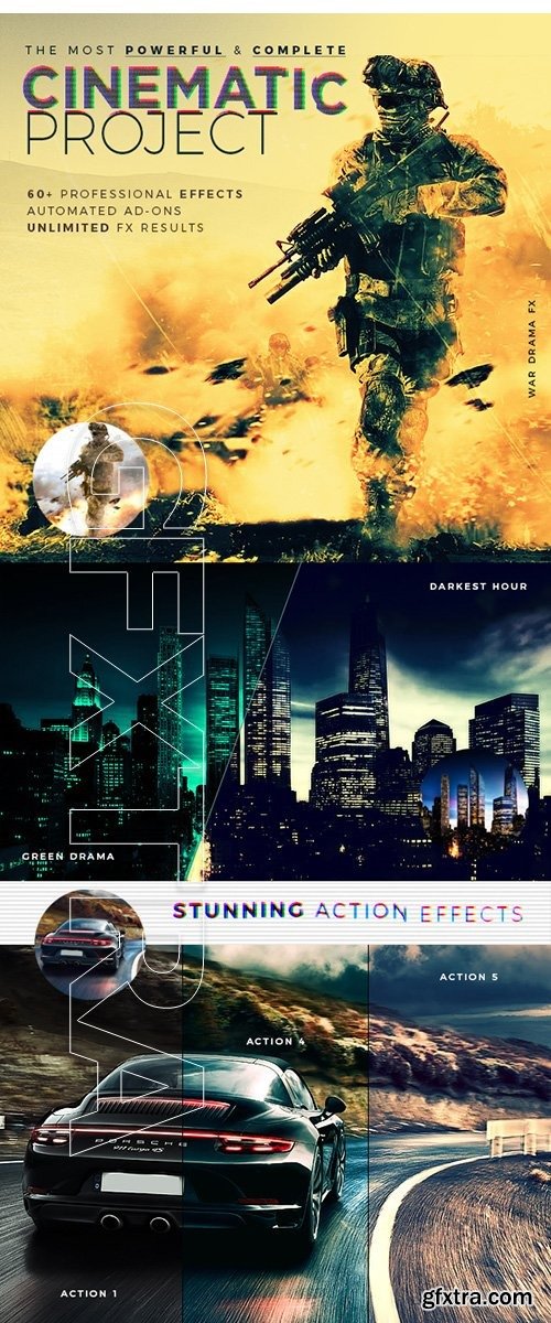 GraphicRiver - The Cinematic Project 60+ Professional FX 21401327