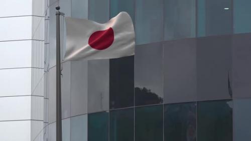 Videohive - Japan Flag Background 2K - 33712471