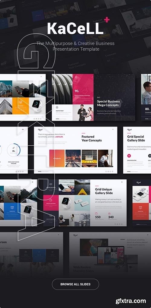 Graphicriver - Kacell - Multipurpose & Business Template (Powerpoint) 21287536