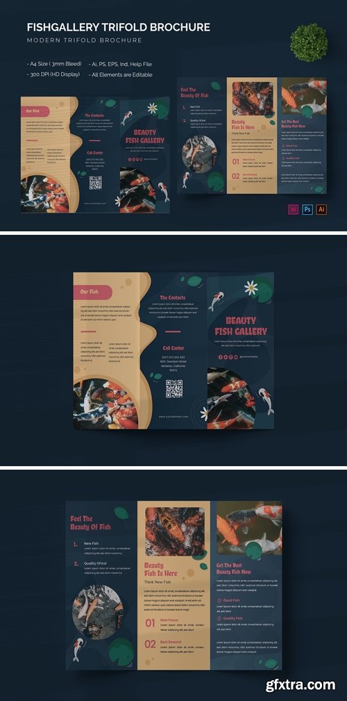 Fishgallery - Trifold Brochure