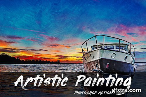 CreativeMarket - Artistic Painting Photoshop Action 4318557