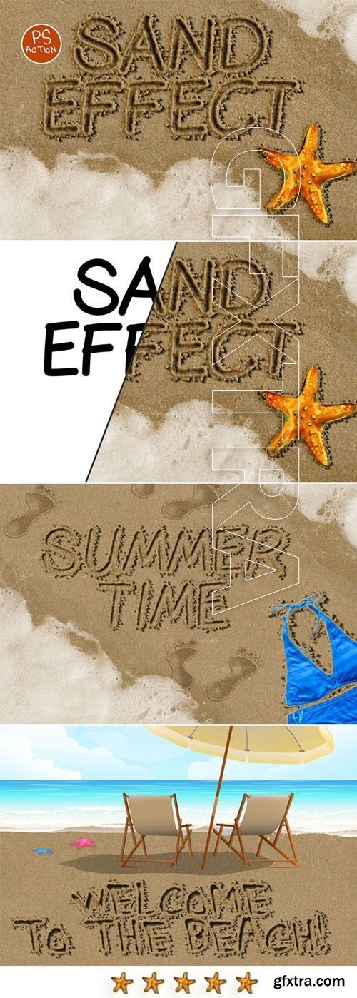 GraphicRiver - Sand Writing Photoshop Action 21054110
